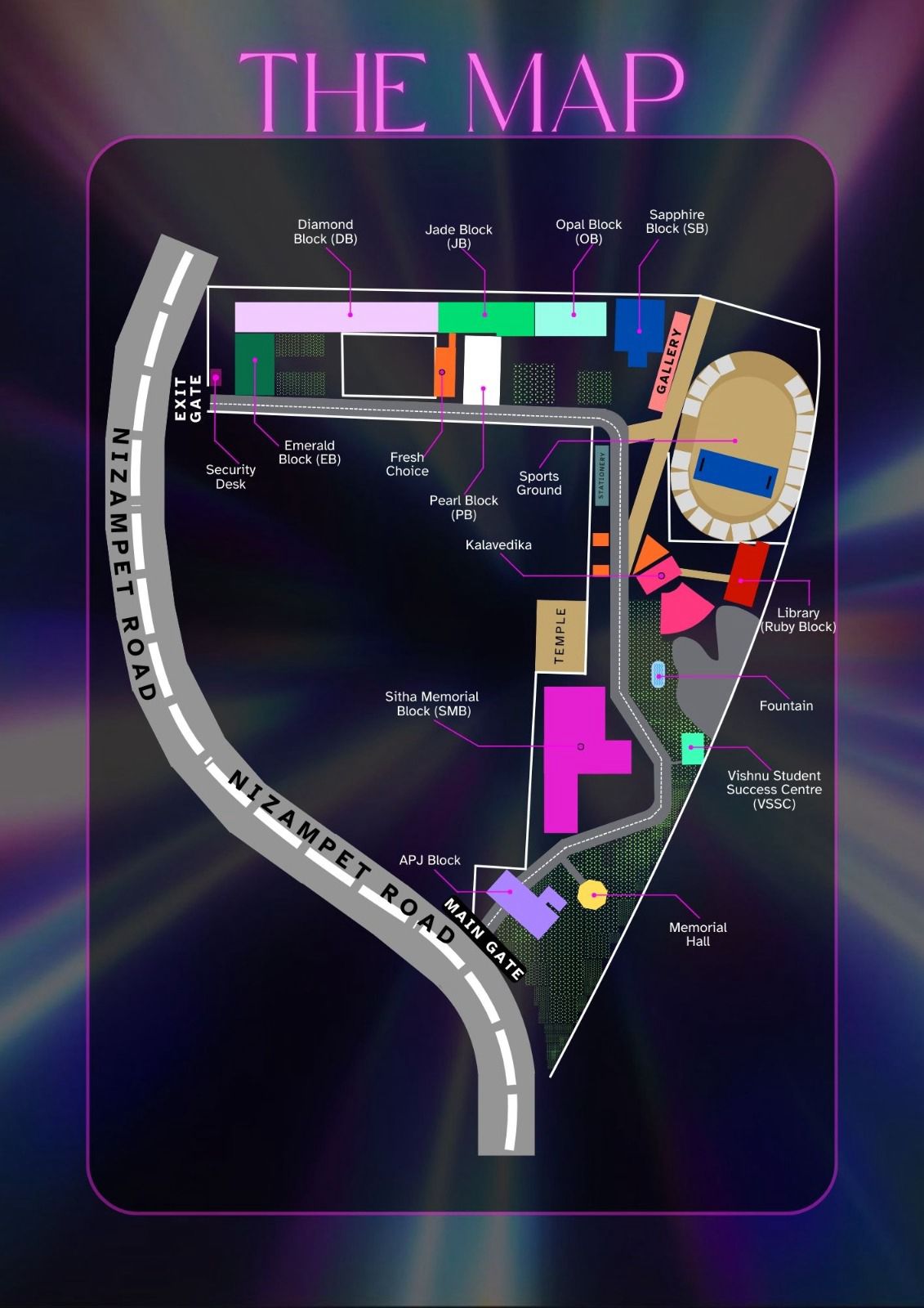 BVRIT College Map - Synergia 2026