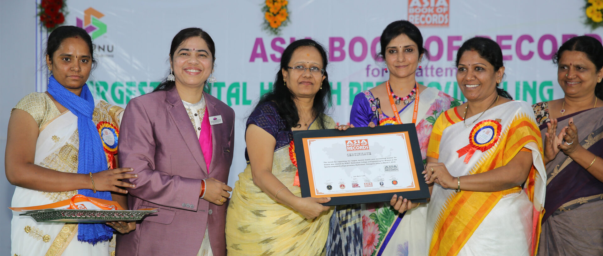 Read more about the article Received “Asia Book of Record” in LARGEST MENTAL HEALTH PEER COUNSELLING FOR WOMEN
