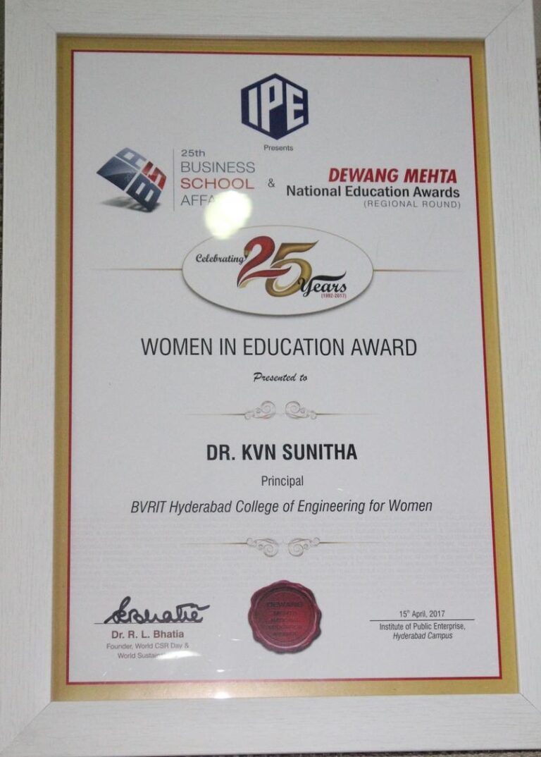 Read more about the article WOMEN IN EDUCATION AWARD